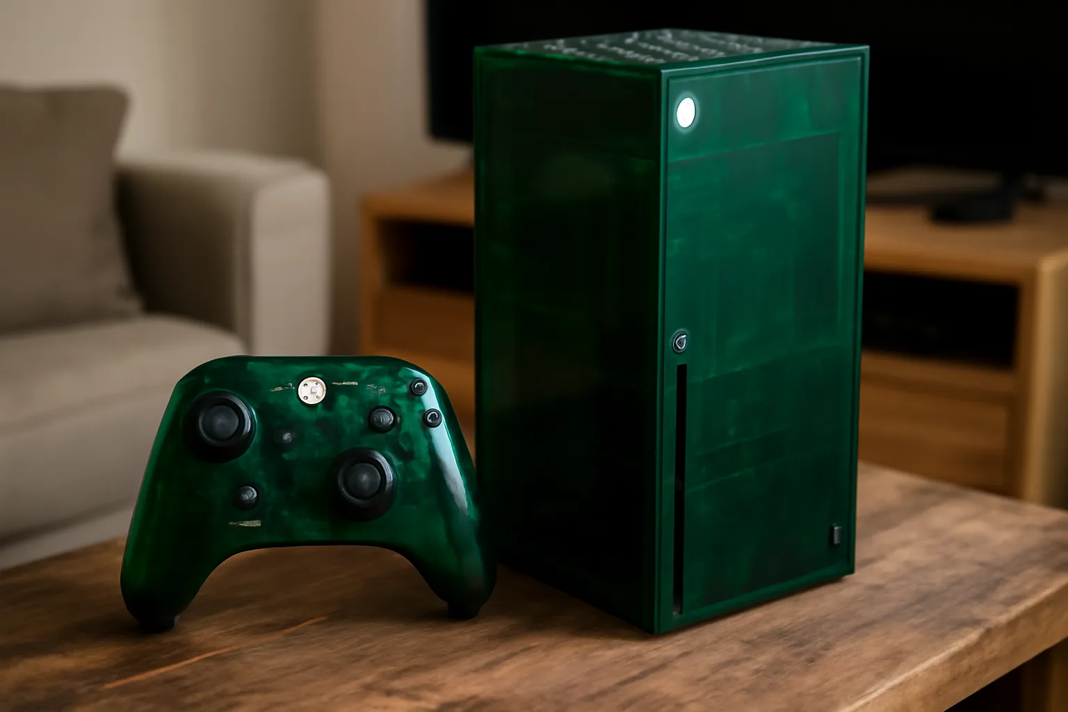 Xbox представя ограничено издание на прозрачен зелен Xbox Series X за 25-годишнината си