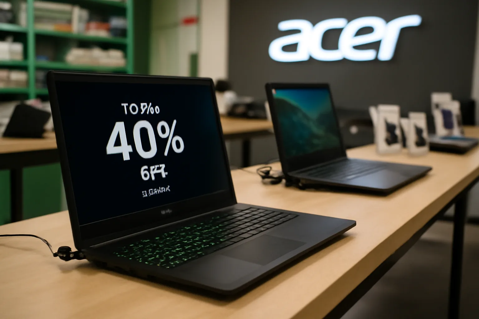 Acer предлага значителни отстъпки за лаптопи и аксесоари с промо кодове