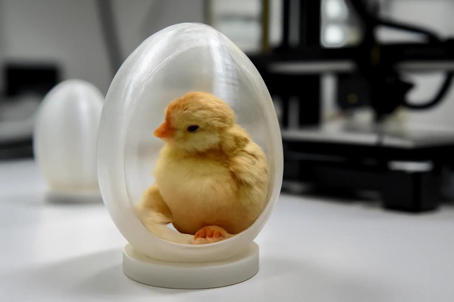 Колосал Биосайнсис създава пиленца в изцяло изкуствени яйца с 3D принтирана черупка