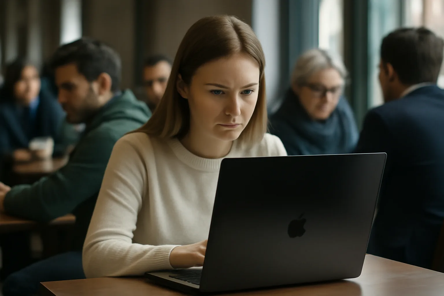 Как новият защитен екран за MacBook подобрява поверителността при работа на обществени места