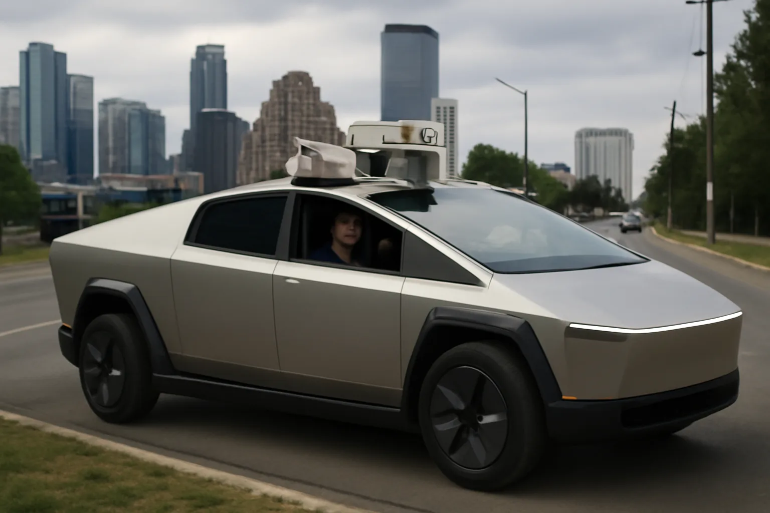 Tesla тества автономно такси Cybercab без педали и волан в Остин