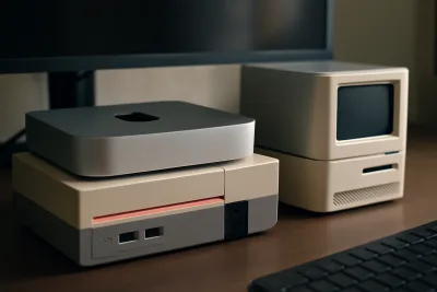Wokyis представя ретро докове за Mac Mini и Mac Studio с дизайн в стил NES и Macintosh