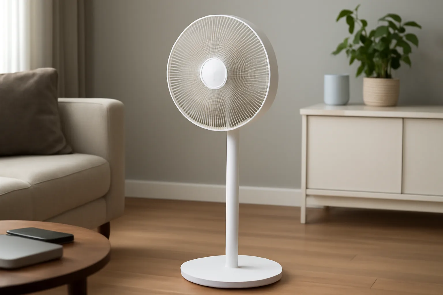 Coway Airmega Pedestal Fan P50: Тих и многофункционален вентилатор с ограничен гласов асистент