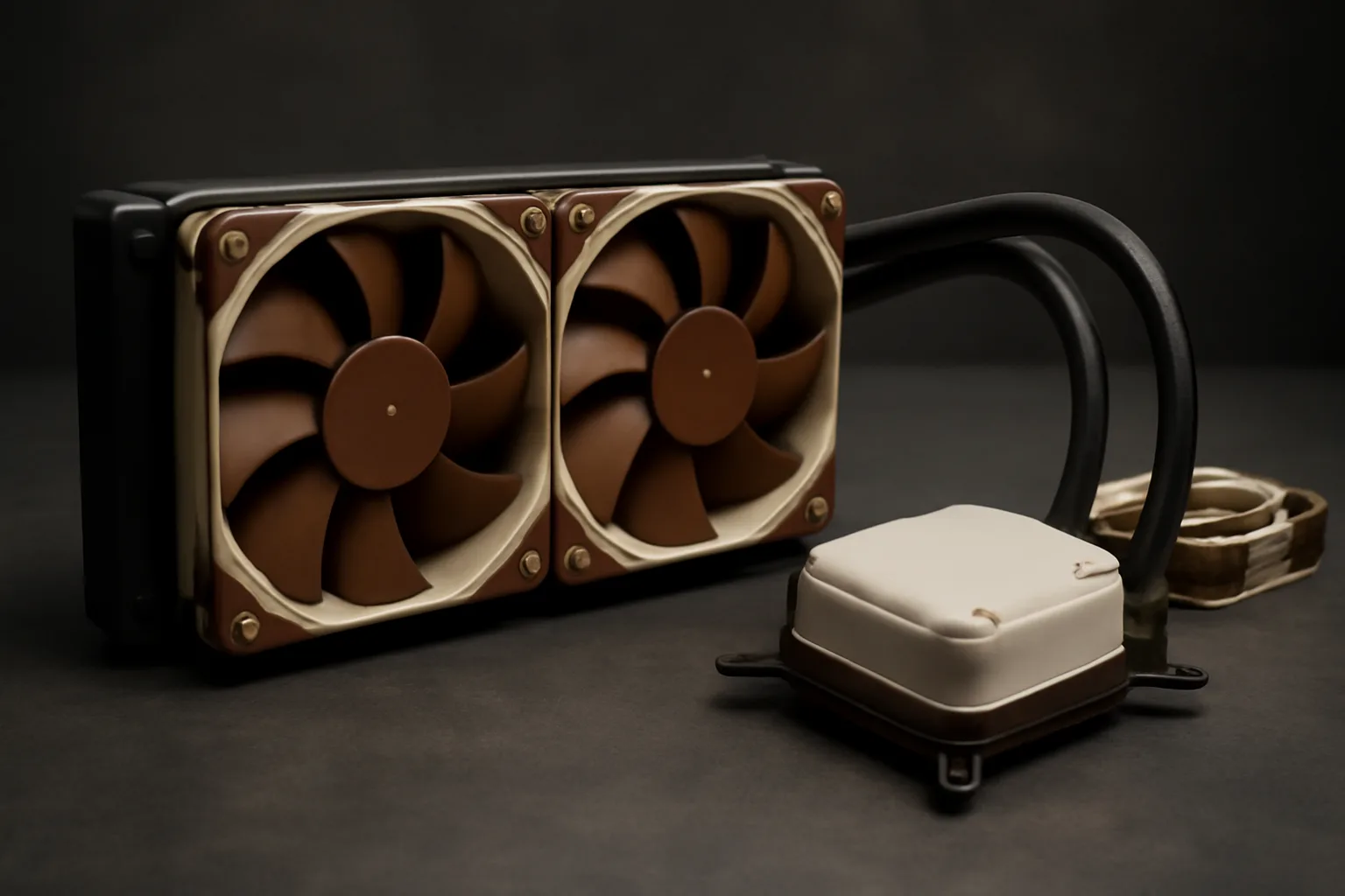 Noctua представи първите си AIO охладители с легендарни вентилатори A-серия