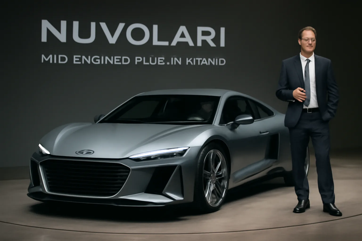 Audi представя Nuvolari: нов средноразположен плъгин хибрид с V8 двигател