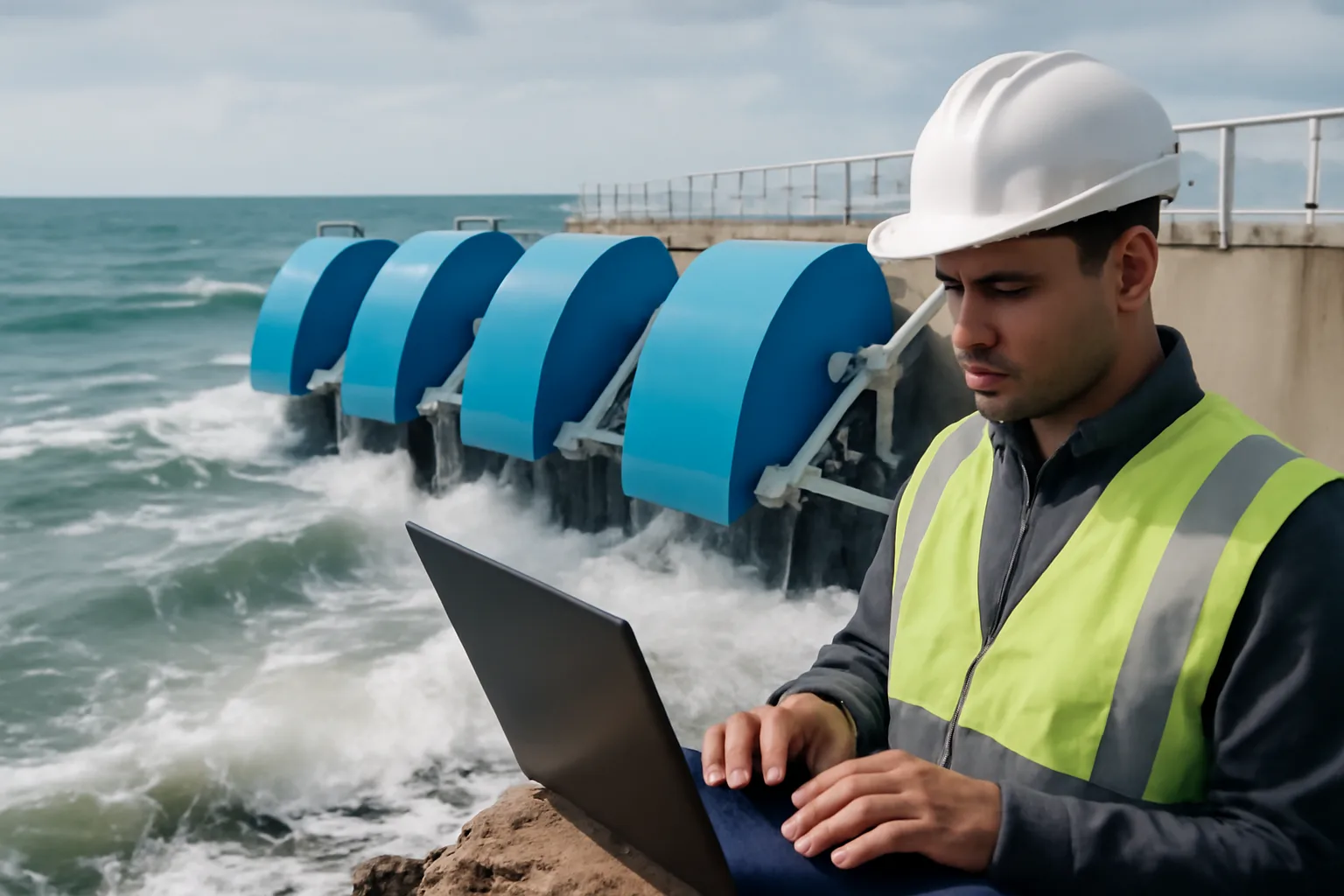 Eco Wave Power използва AI и дигитални близнаци за преобразуване на вълновата енергия
