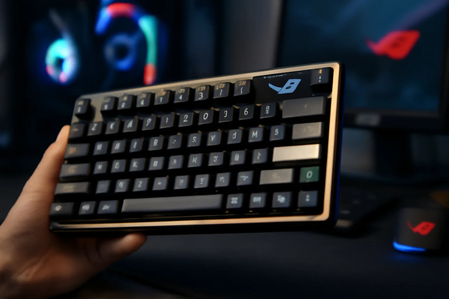 Asus представя ROG Azoth Extreme Edition – луксозната механична клавиатура за геймъри