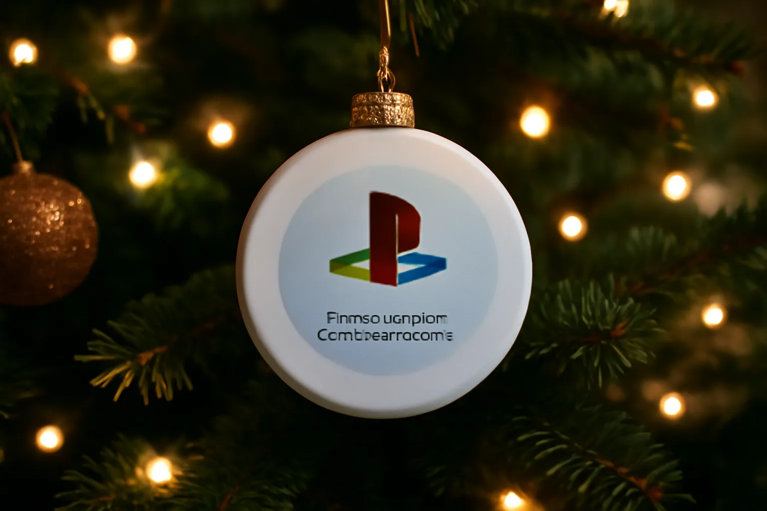 Реплика на емблематичния звук на PlayStation като коледна украса