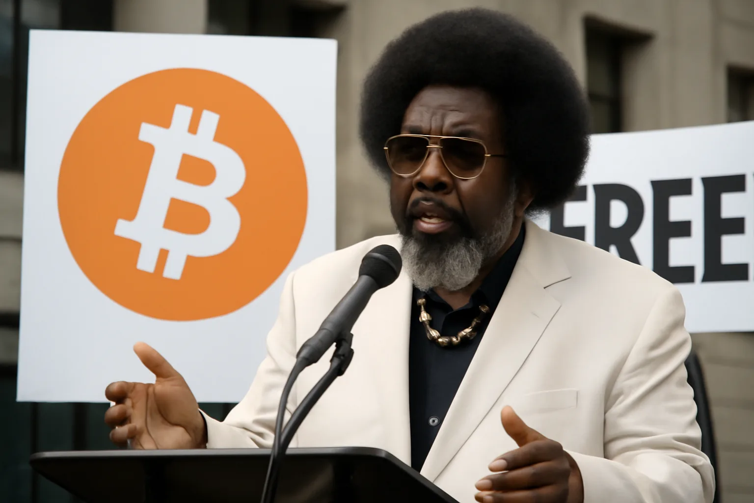 Рапърът Afroman се превръща в новото лице на биткойн и свободата на словото