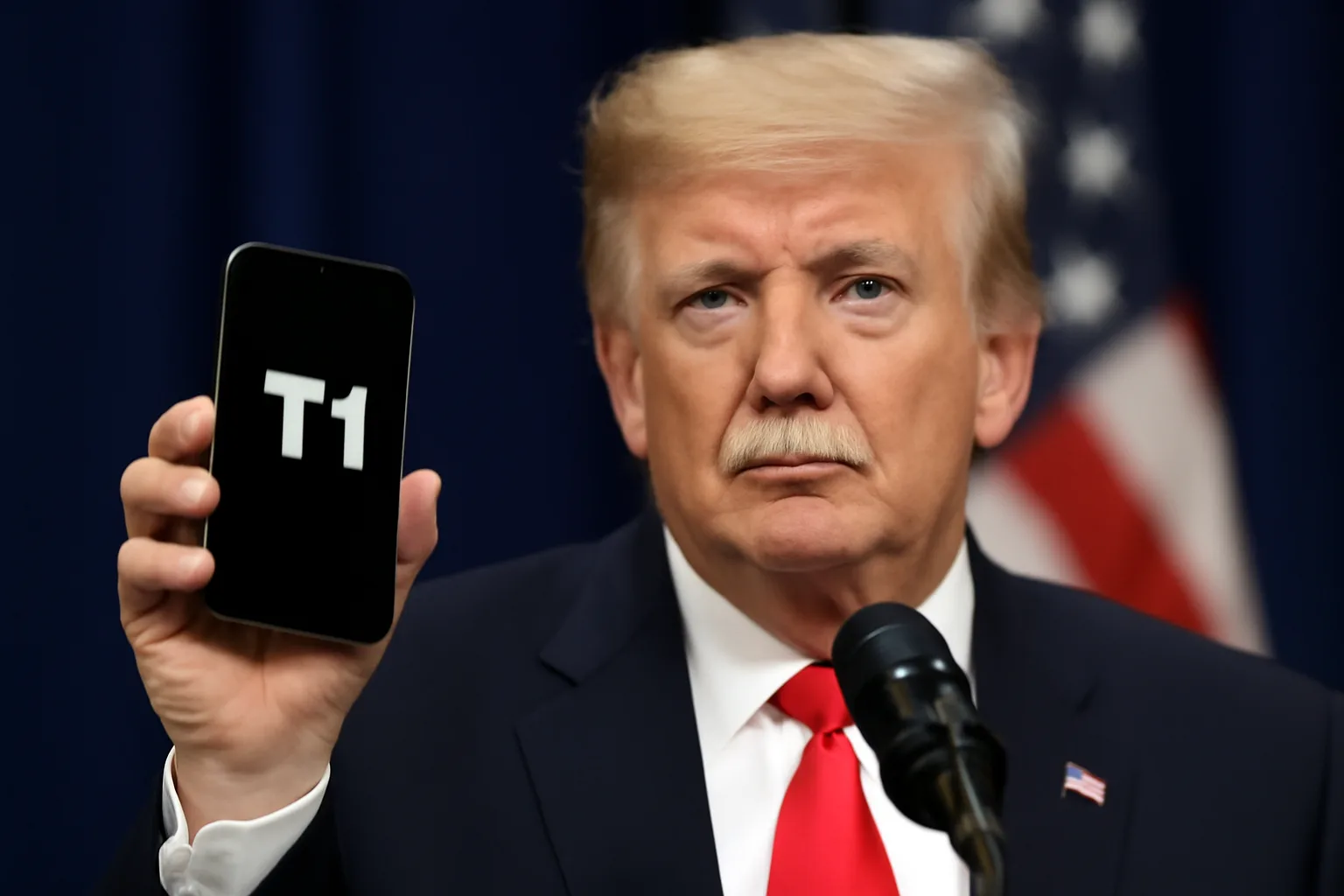 Trump Mobile пуска на пазара своя първи смартфон T1 без предварително плащане