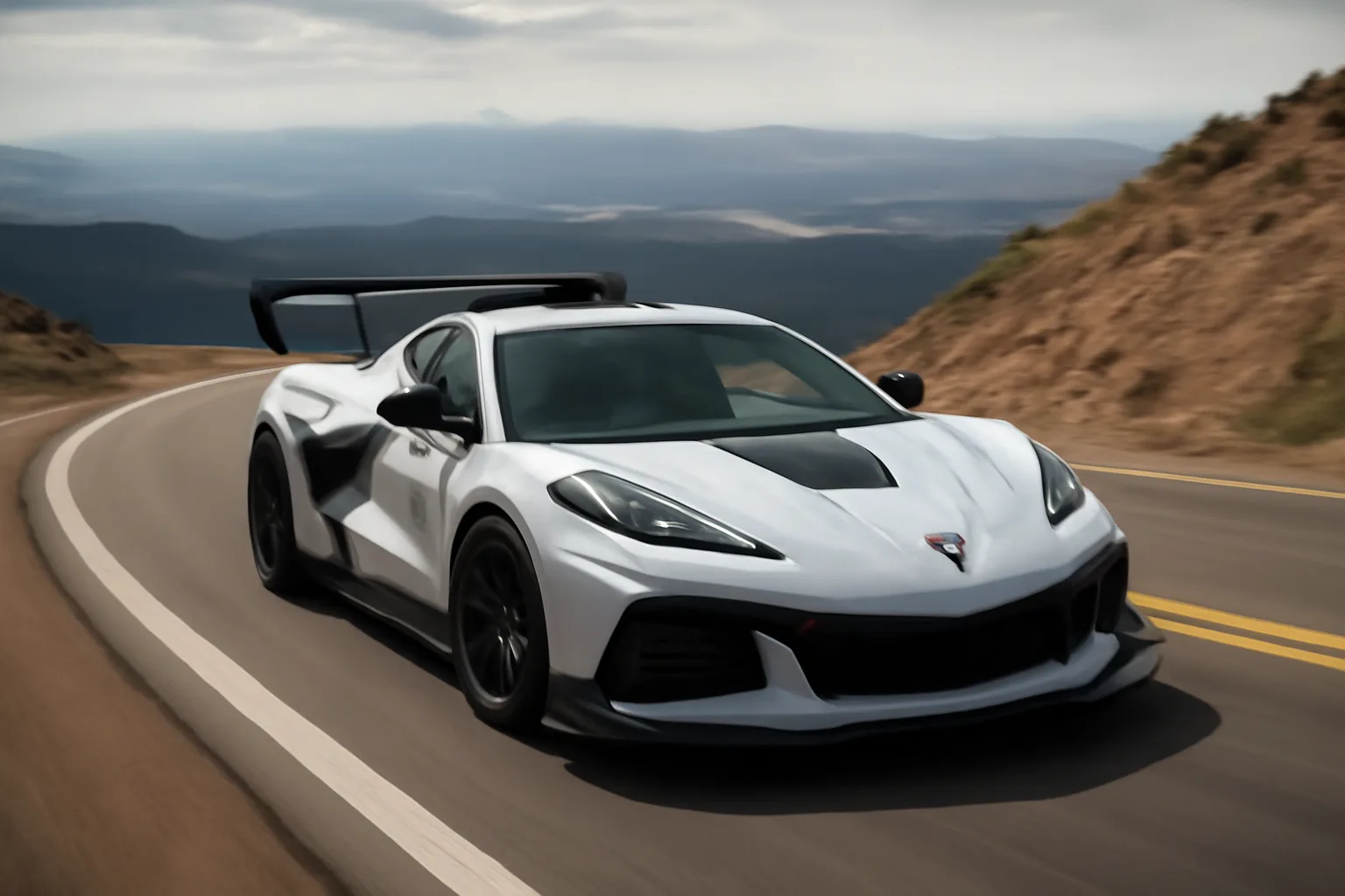 Хибридният Corvette с 1250 к.с. подобри рекорда за серийни автомобили на Пайкс Пийк