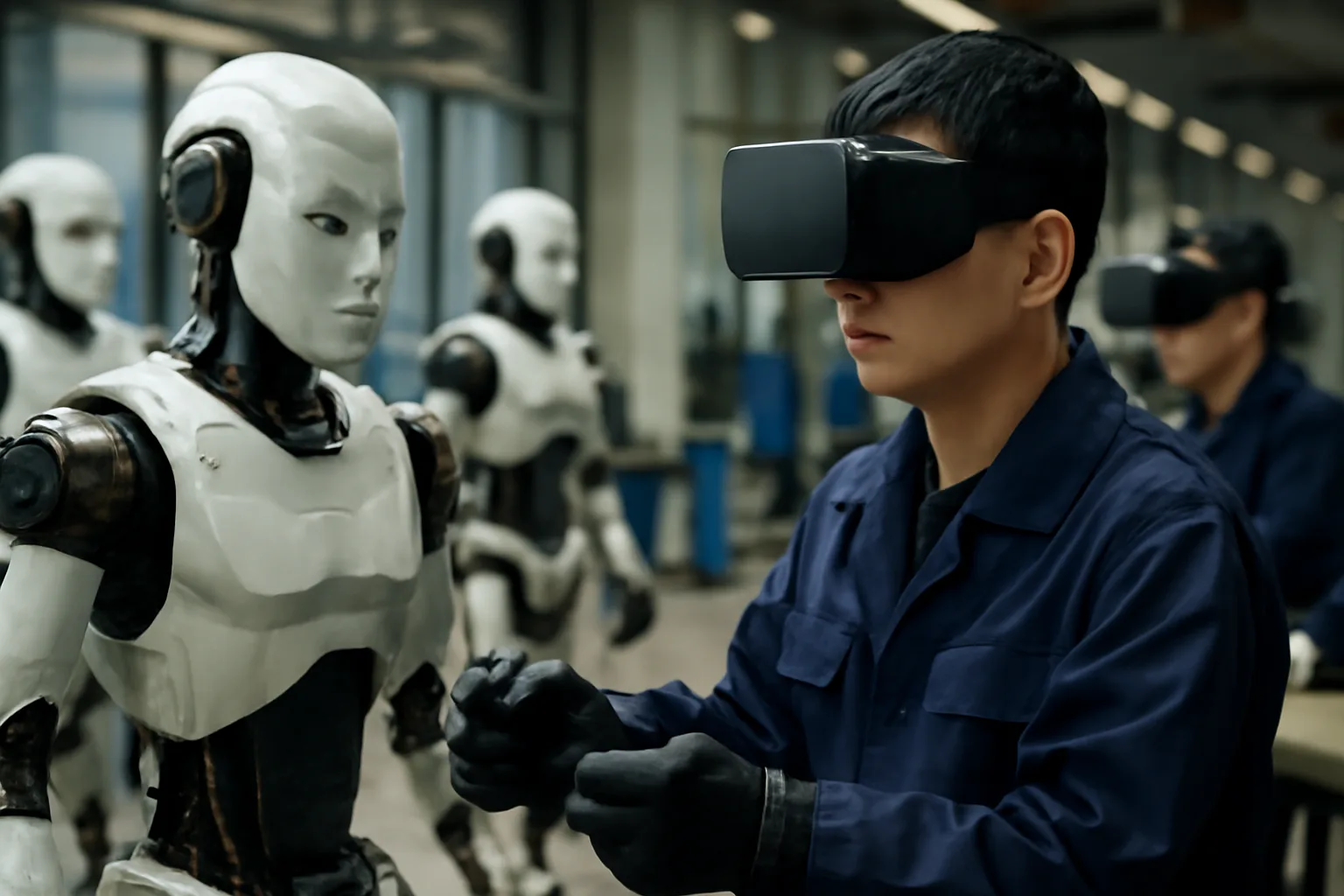Управление на хуманоидни роботи чрез VR технологии в китайския технологичен хъб Шенжен