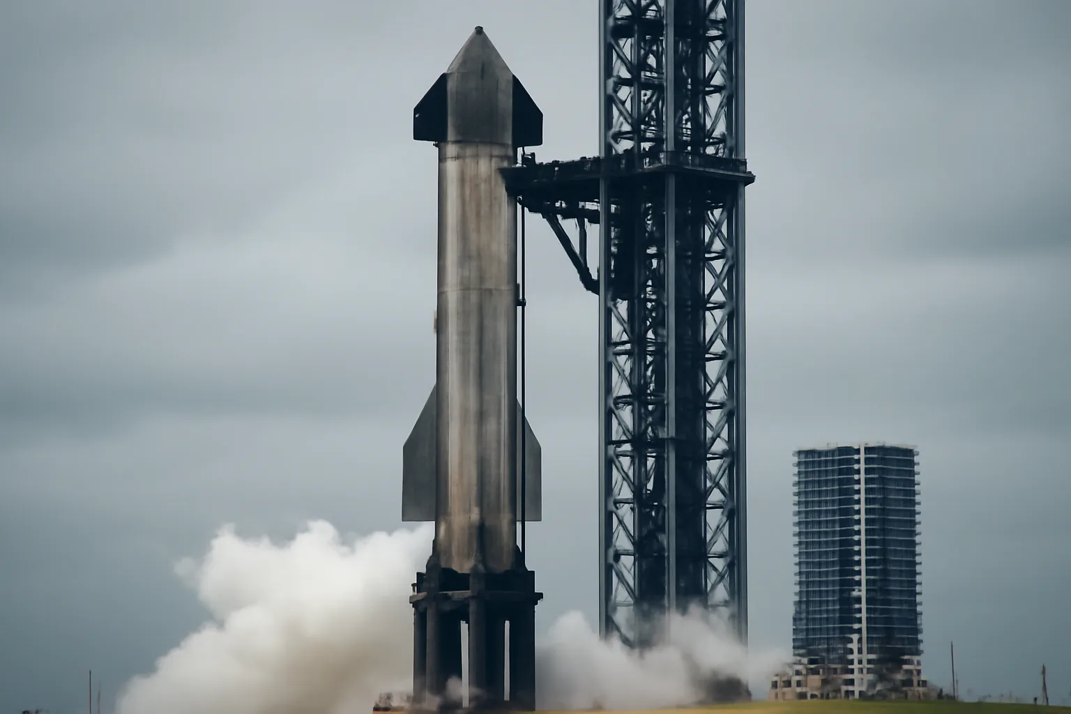 SpaceX подготвя 13-ия тестов полет на Starship с нови сателити Starlink