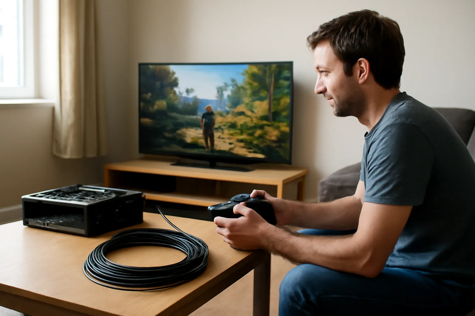 DIY Steam Machine: Как ентусиасти създават домашна конзола с оптичен HDMI кабел и Steam Controller 2