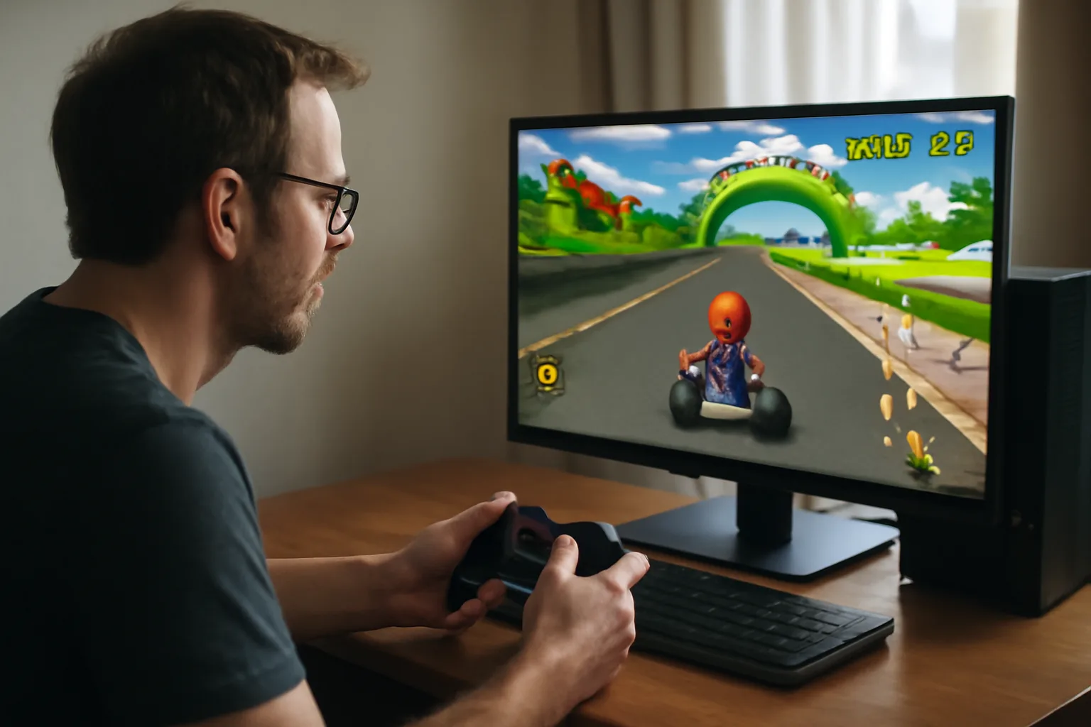 Mario Kart Wii преизграден за PC с помощта на изкуствен интелект и 4K резолюция