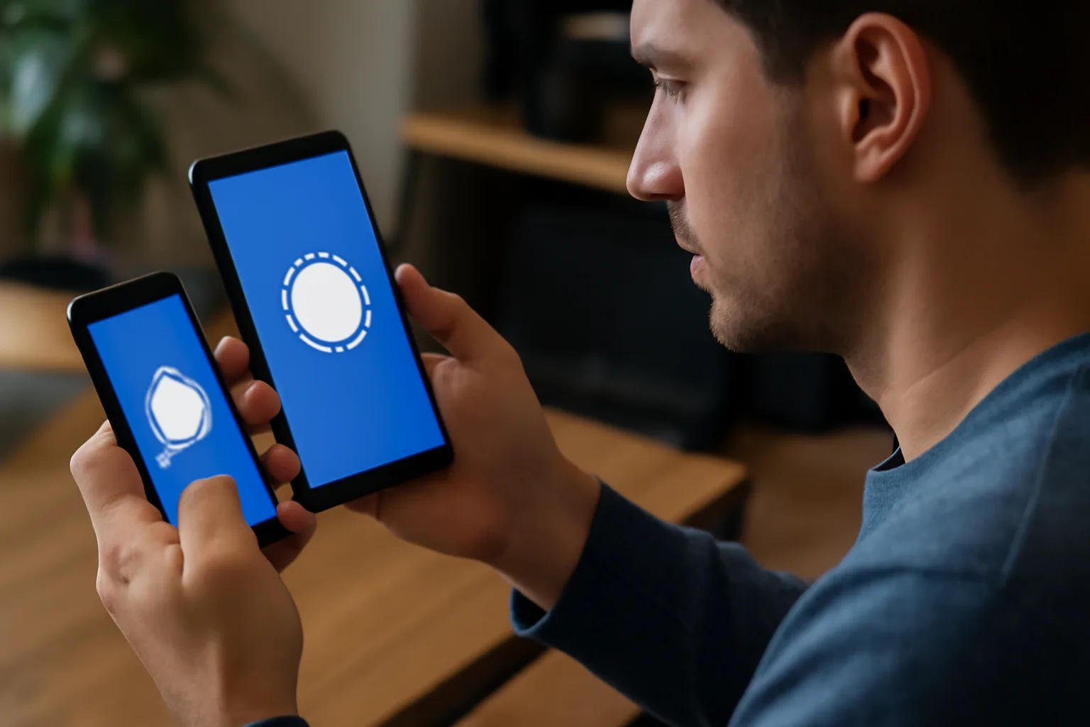 Signal тества функция за добавяне на второ Android устройство към профила