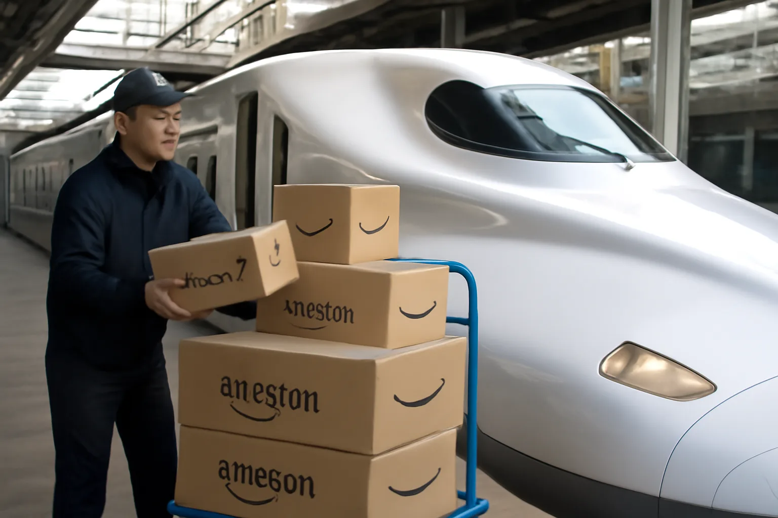 Amazon Япония използва Shinkansen за транспорт на пратки с цел намаляване на въглеродния отпечатък