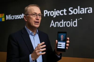 Microsoft представя Project Solara – нова Android ОС, фокусирана върху агенти вместо приложения