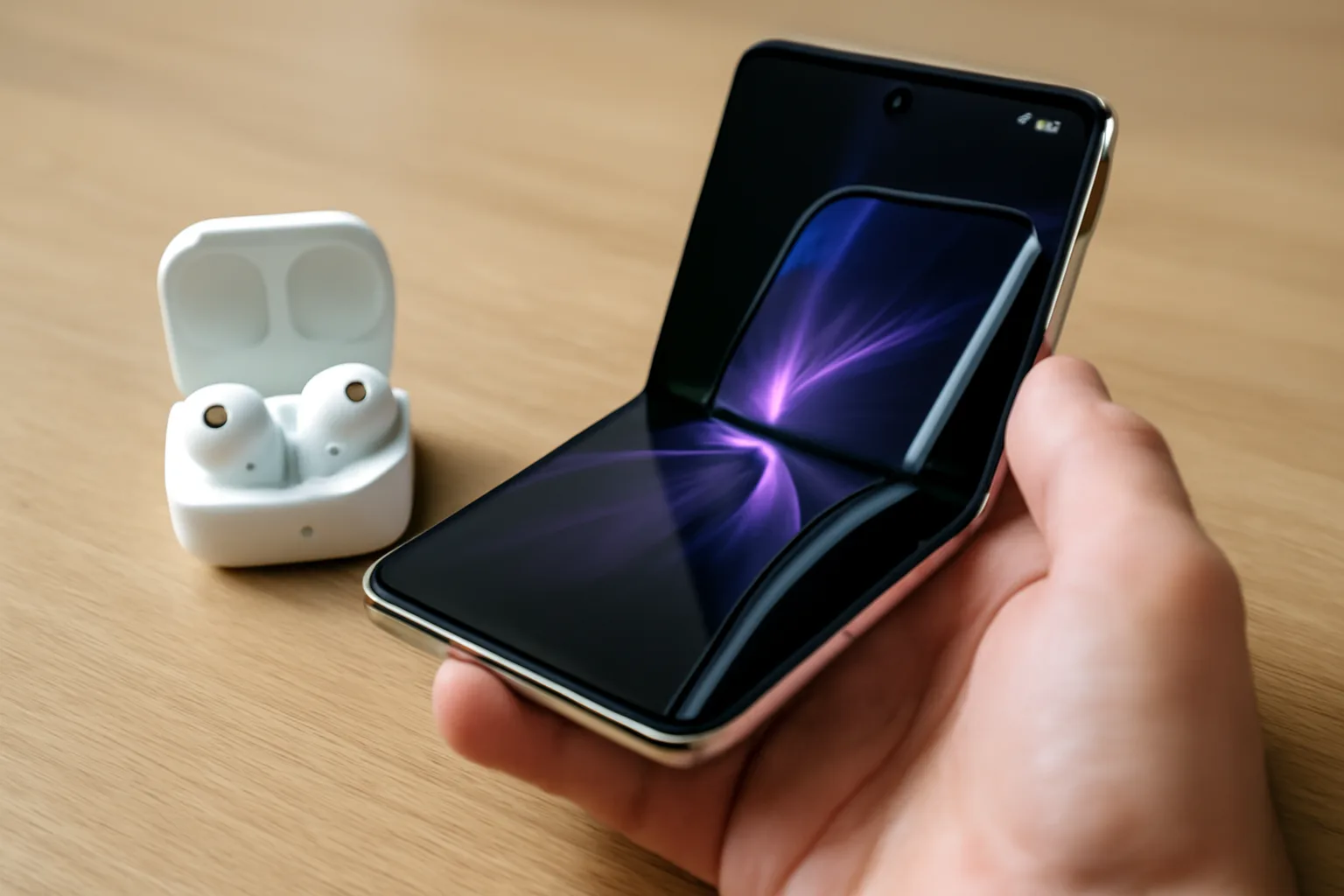 Apple планира AirPods с камери и втори сгъваем iPhone през 2027 г.