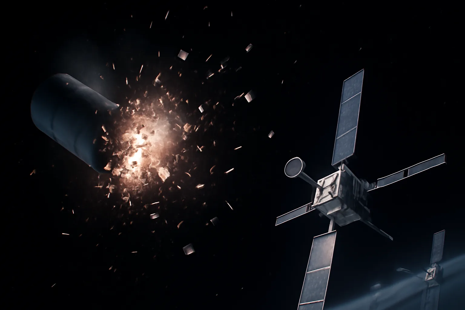 Китайска ракета се разпада близо до сателитите на Starlink, създавайки нов космически боклук