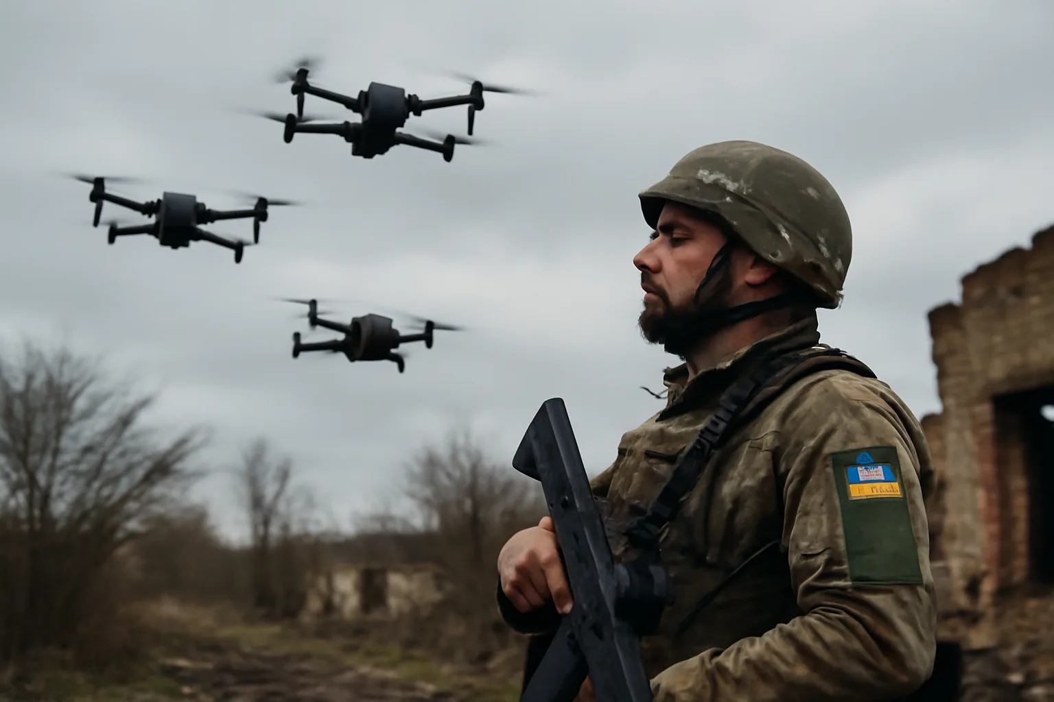 Украйна използва автономни AI дронове за първи път в бойни действия през 2024 г.