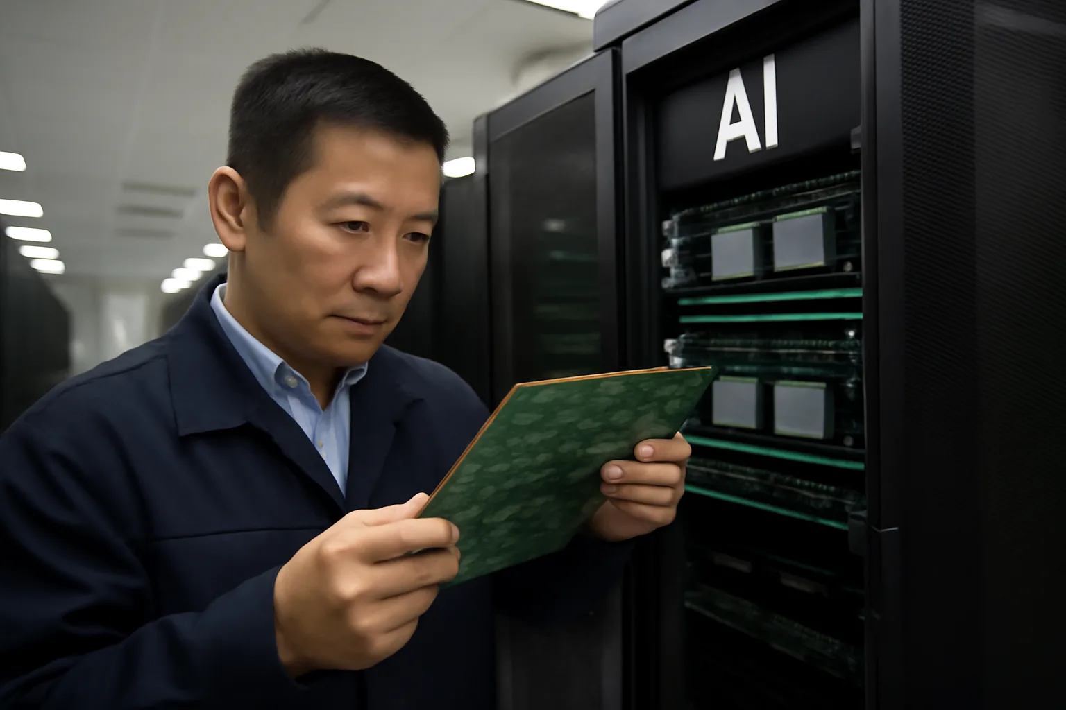 Китай планира национална мрежа от AI центрове с 80% местни чипове до 2028 г.