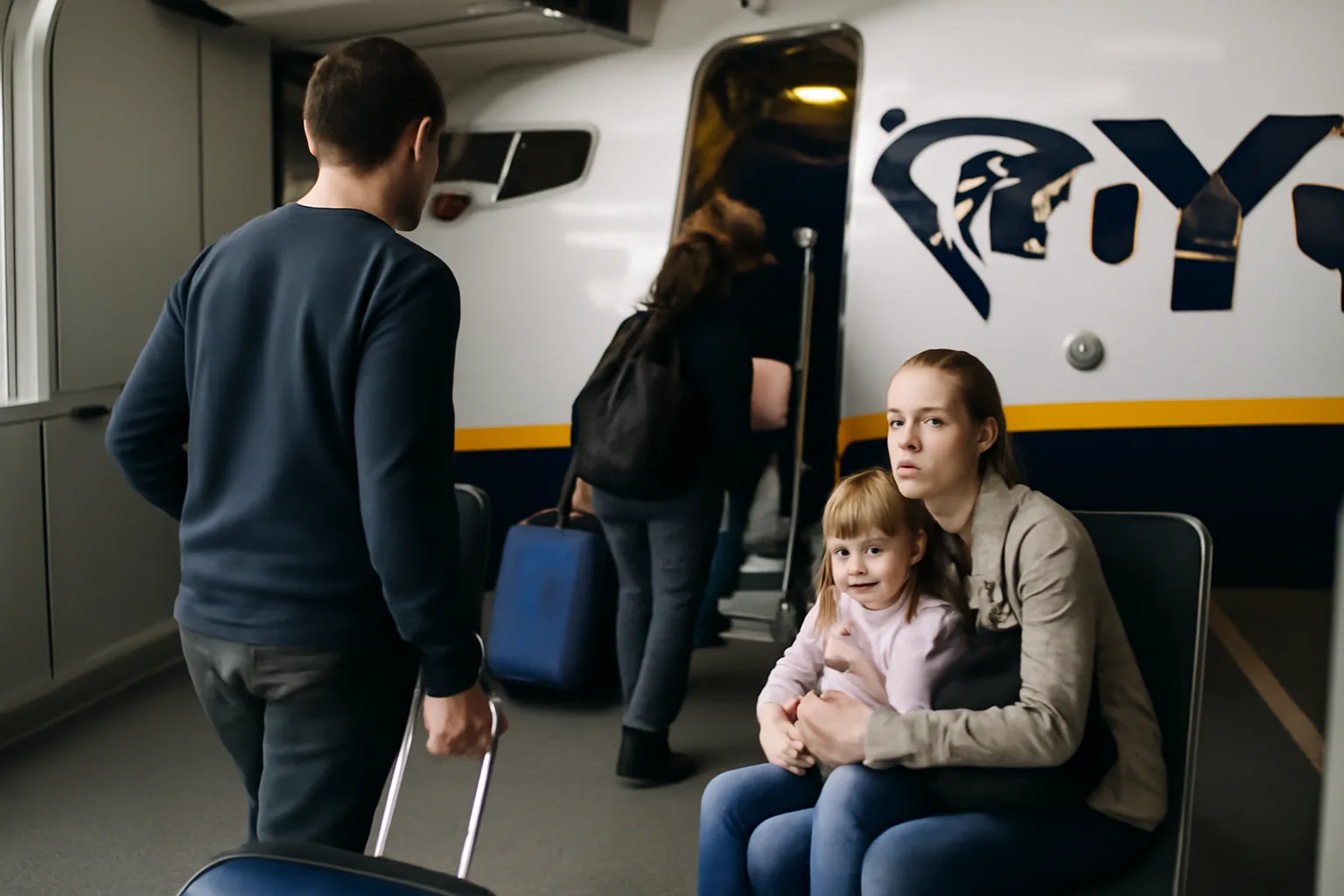 Ryanair подложена на разследване във Великобритания за такси при сядане с деца