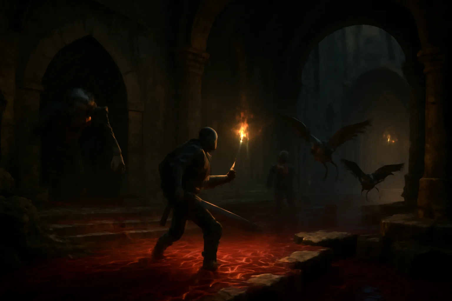 Blood Dungeon: Новото инди заглавие от създателите на Nidhogg съчетава елементи от Vampire Survivors и Spelunky