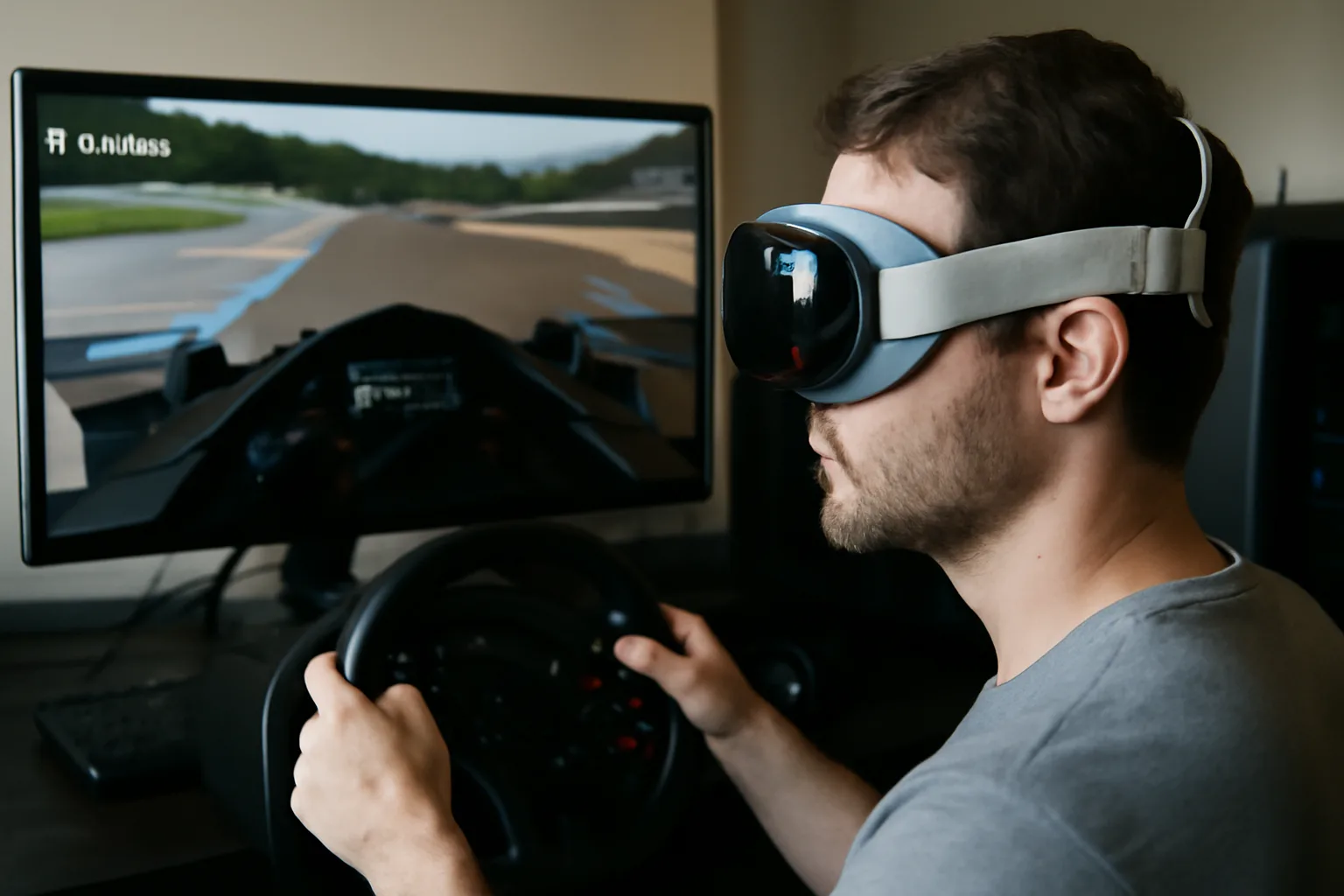 iRacing дебютира на Apple Vision Pro с изисквания за мощен компютър