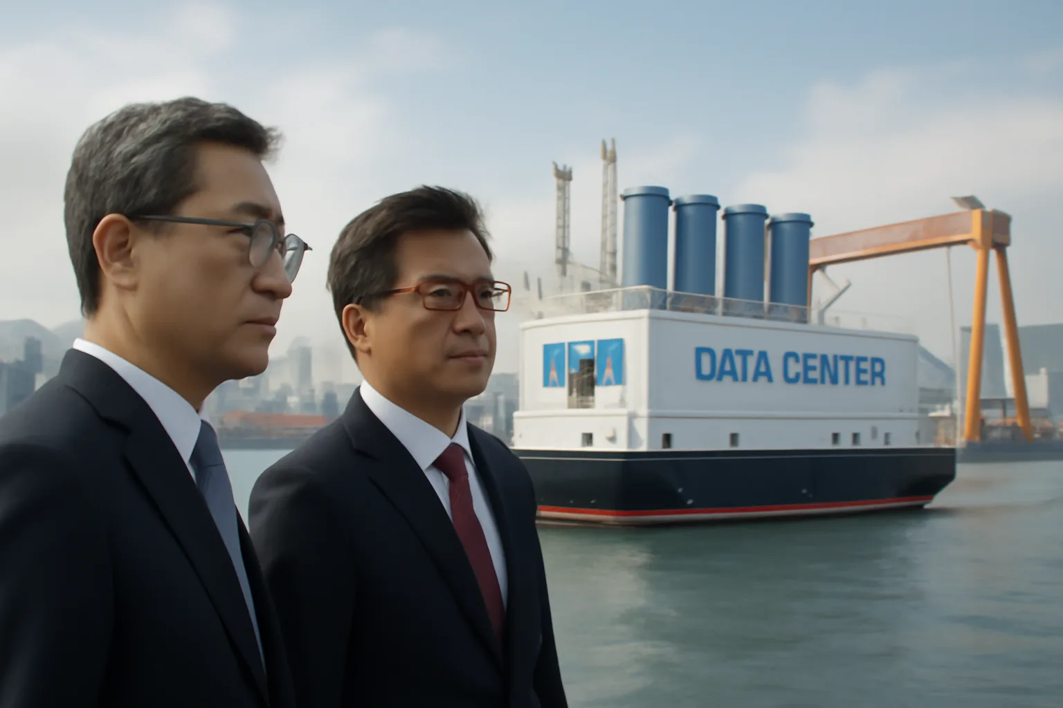 Samsung Heavy Industries и MOL разработват плаващи AI центрове за данни с мощност до 73 MW