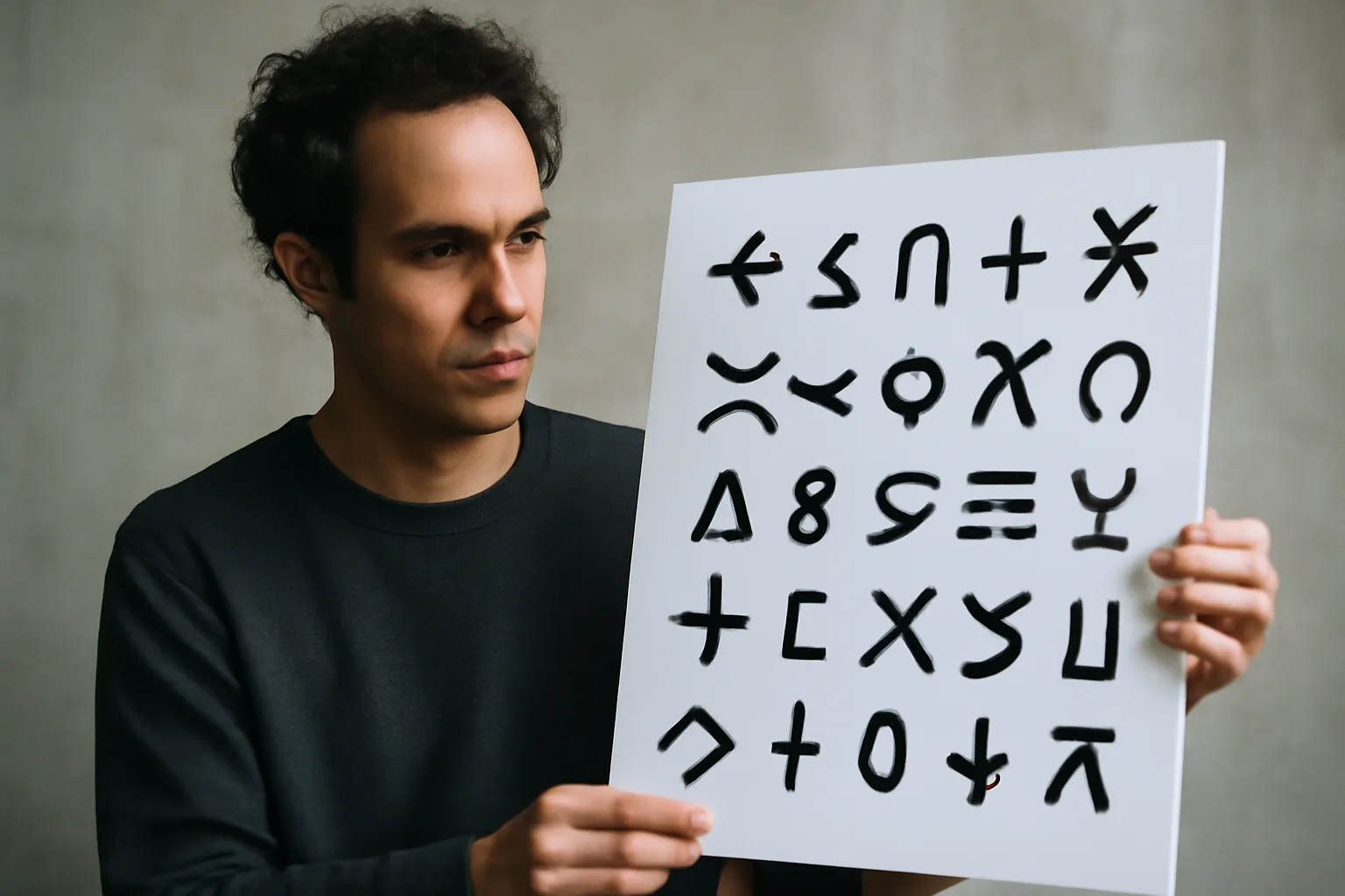 Four Tet представя необичайно дигитално арт произведение с нестандартен шрифт и символи