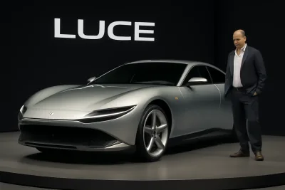 Ferrari представи първия си изцяло електрически автомобил, проектиран с участието на Джони Айв