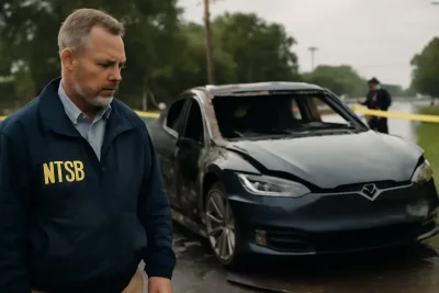 NTSB потвърждава: Шофьор на Tesla е натиснал педала на газта до край при фатален инцидент в Тексас