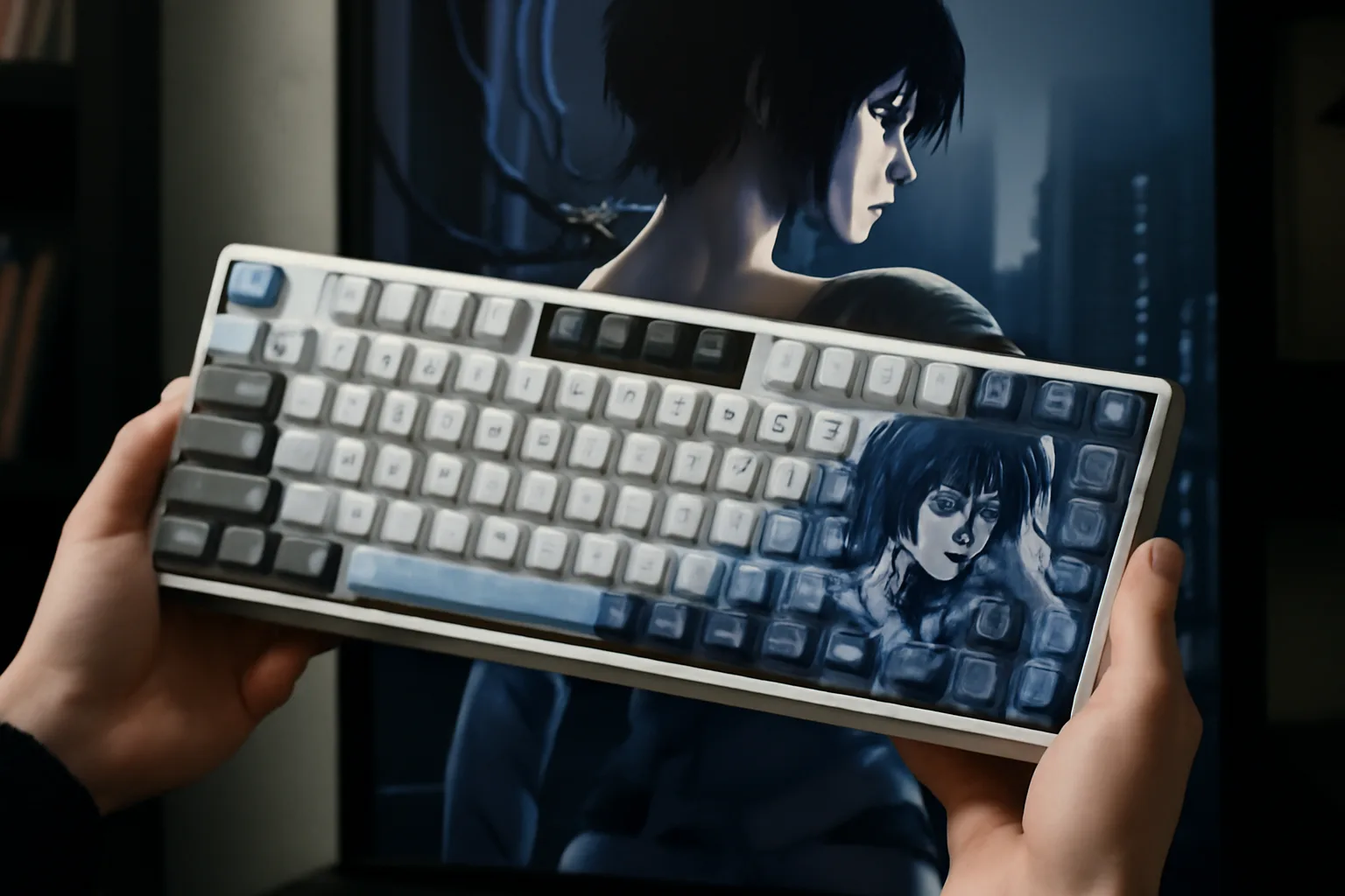Iqunix представя клавиатури с дизайн от анимето Ghost in the Shell