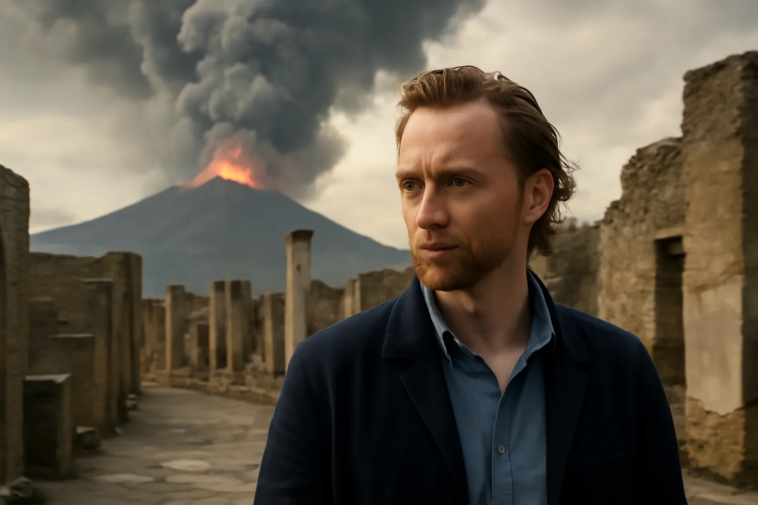 Нов документален филм на NatGeo пресъздава последния ден на Помпей с Том Хидълстън