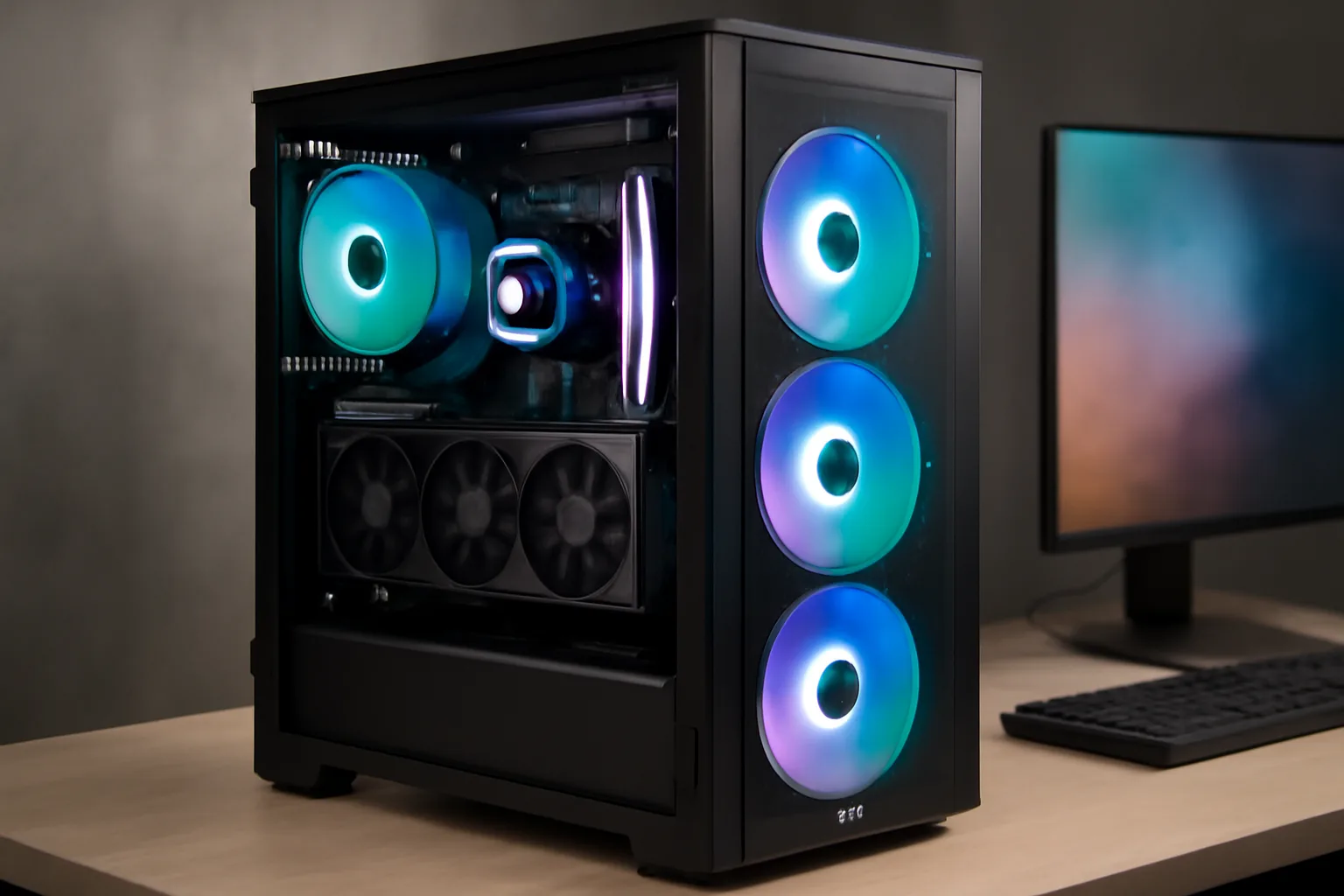 Corsair 3200D RS ARGB: Достъпно и функционално PC шаси с три вентилатора и ARGB осветление