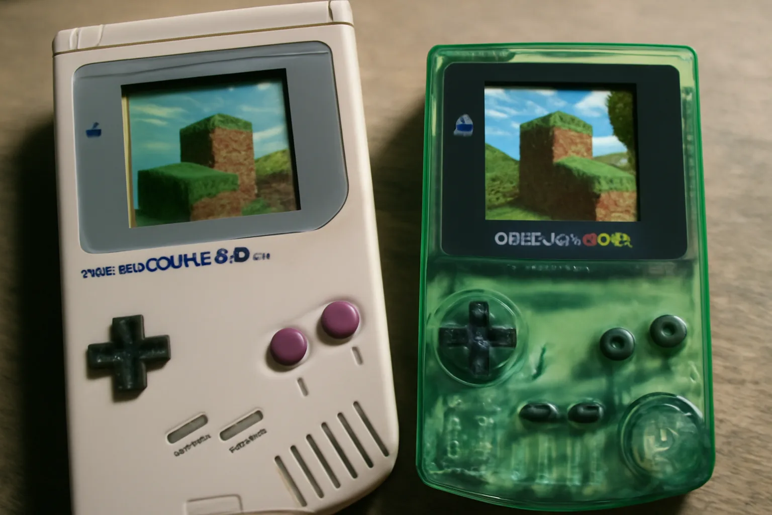 Minecraft работи на Game Boy Color и Game Boy с 3D текстури – технологично постижение
