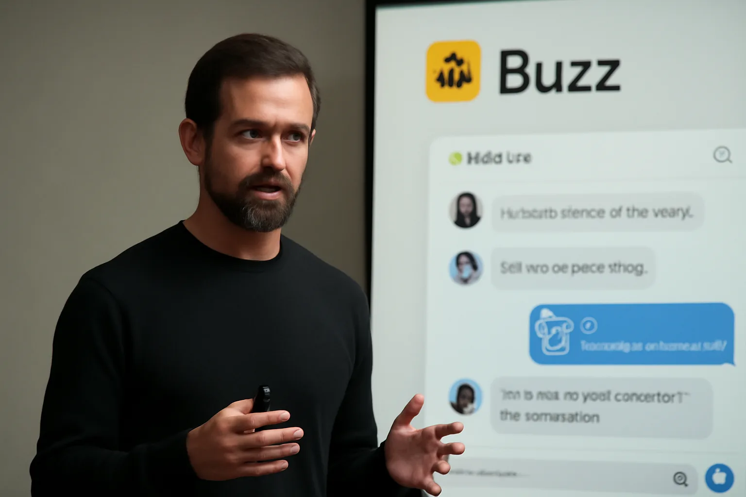 Джак Дорси представя Buzz – нова платформа за групови чатове с интегрирани AI агенти