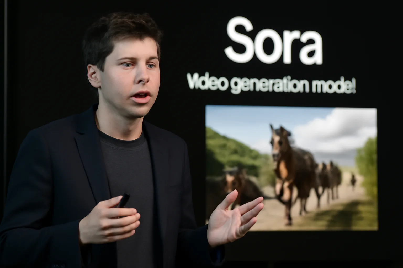 OpenAI представя Sora – модел за генериране на видео с минута продължителност