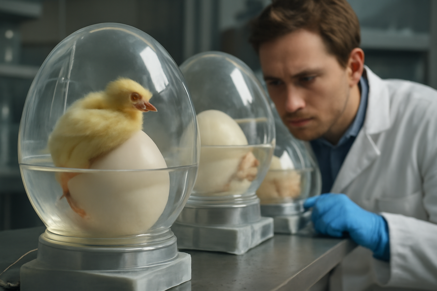 Colossal Biosciences отглежда пилета в 3D-принтирани контейнери с изкуствени яйца