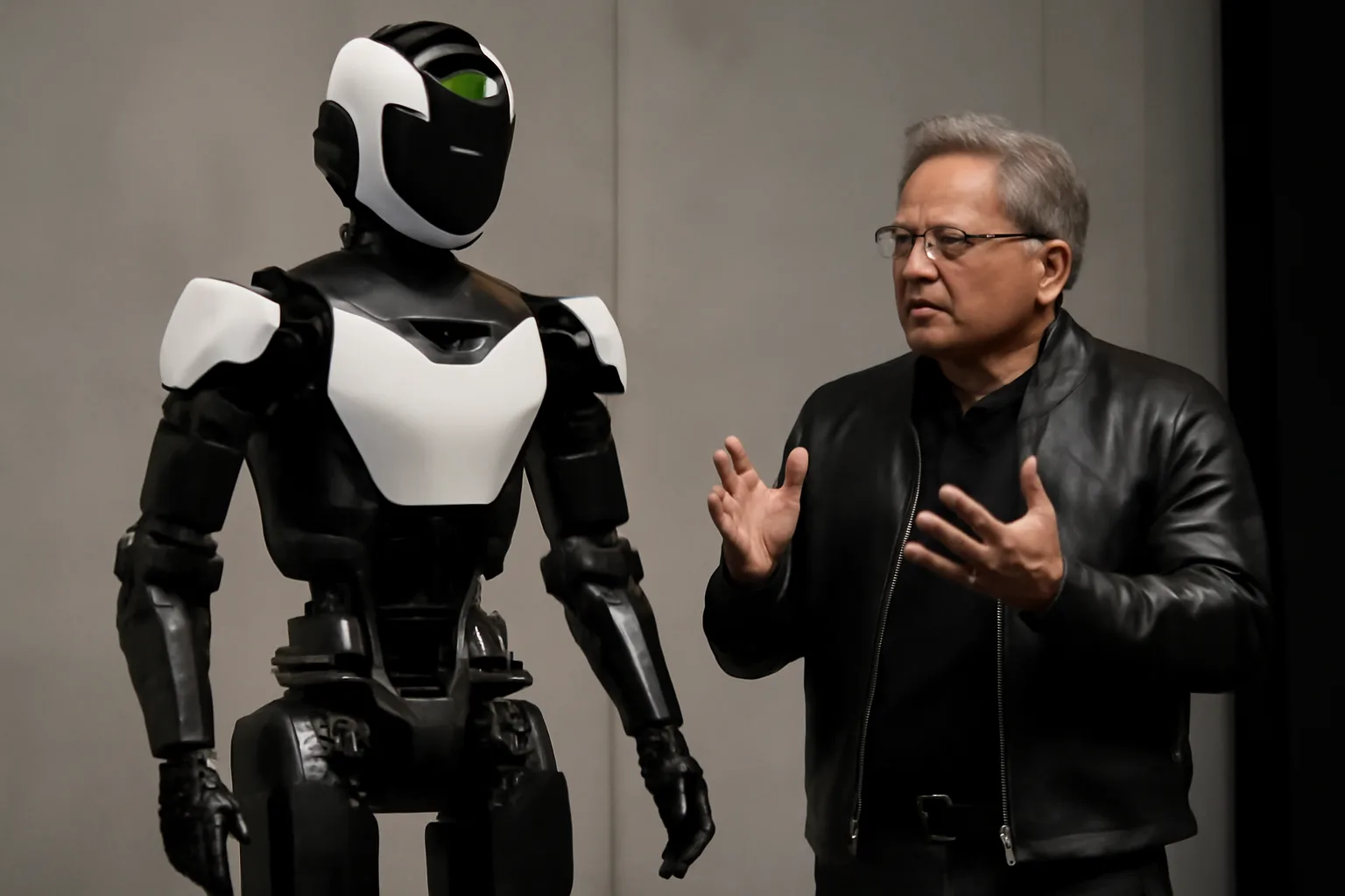 Nvidia представя хуманоиден робот с китайска конструкция и американски изкуствен интелект