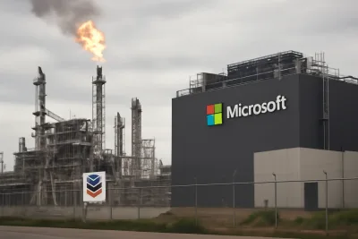 Microsoft и Chevron обединяват сили за голям газов център за данни в САЩ