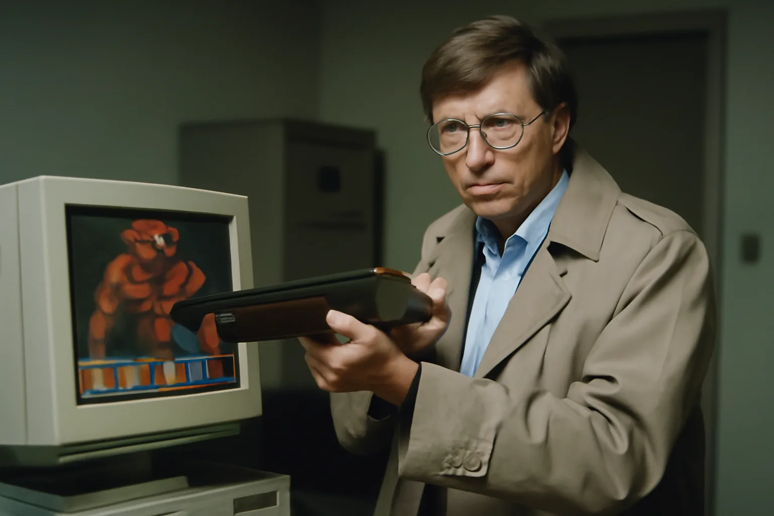 Бил Гейтс в необичайна реклама на Doom за популяризиране на Windows 95 през 1993 г.