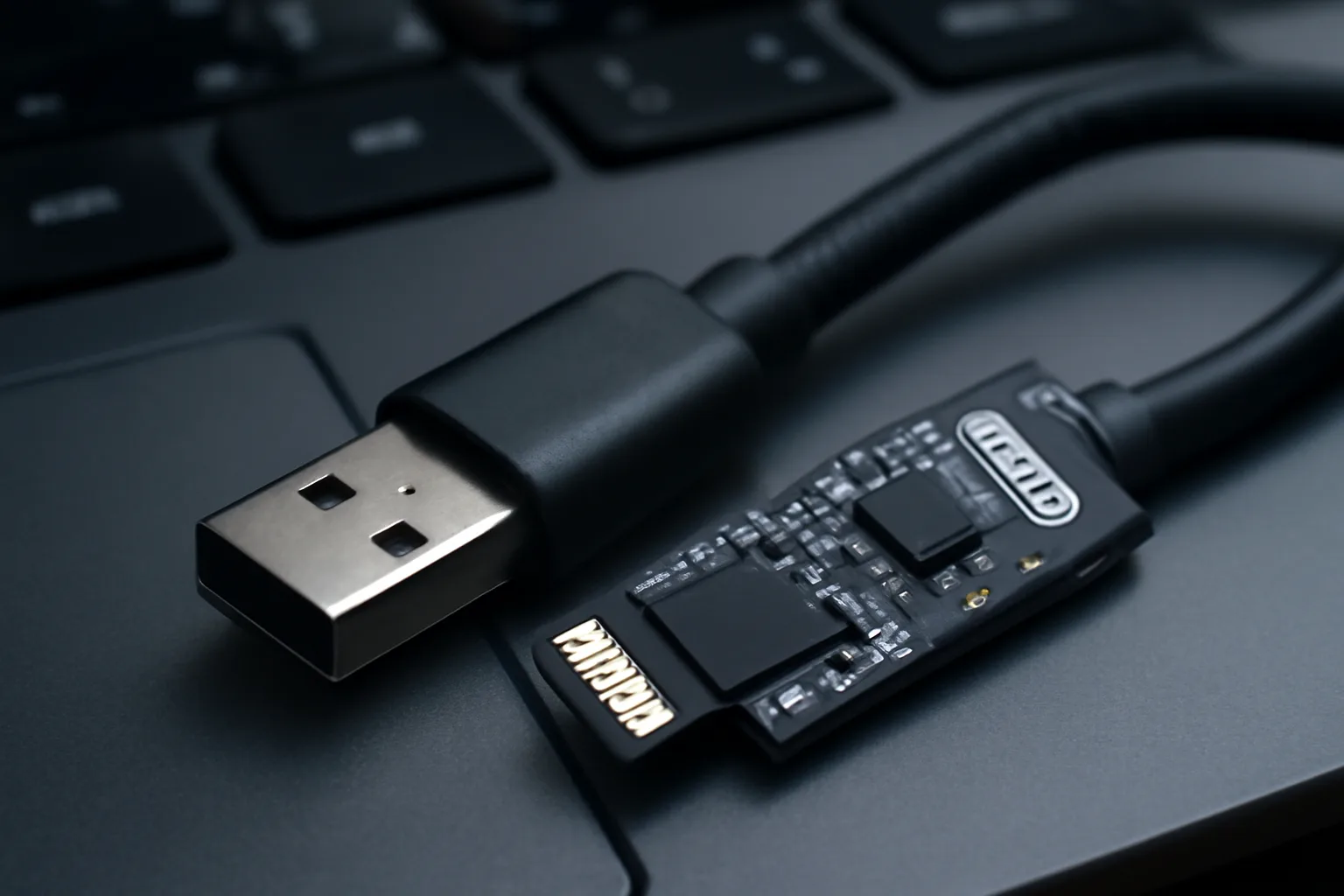 Wi-Fi USB кабел с микроконтролер и памет предлага нови възможности за хакерски тестове