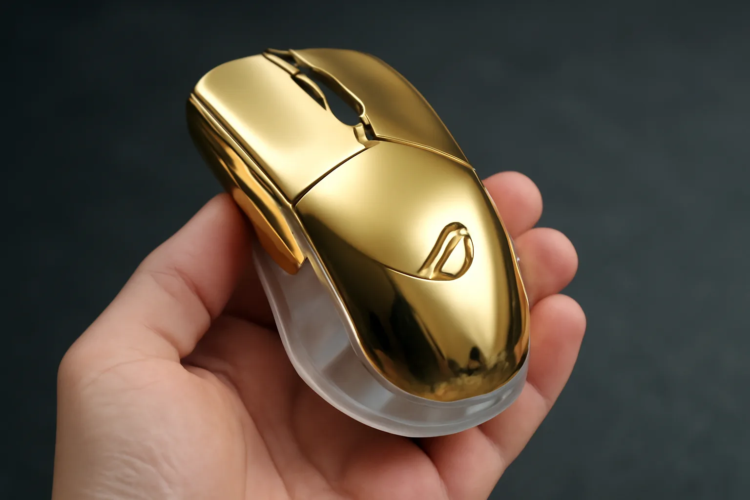 Asus ROG представя лимитирана гейминг мишка Harpe II Extreme Edition с 24-каратово злато и сензор 65K DPI