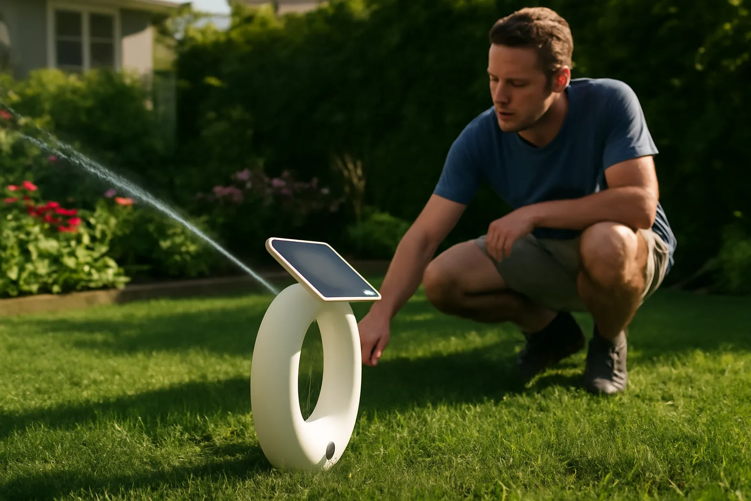 Преглед на Oto Smart Sprinkler (2026): Соларен поливен уред с лесна употреба