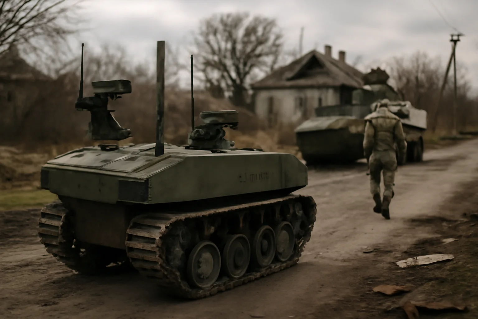 Американски автономни наземни превозни средства в бойни операции в Украйна