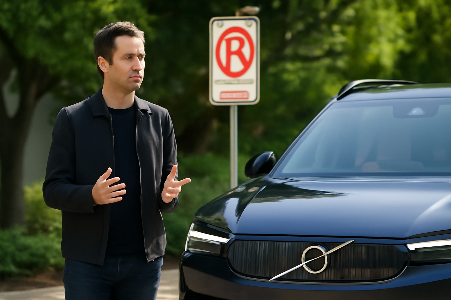 Gemini ще използва външните камери на Volvo за разчитане на паркинг знаци